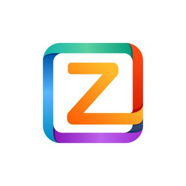 Z harfi logosu kare şeklinde.