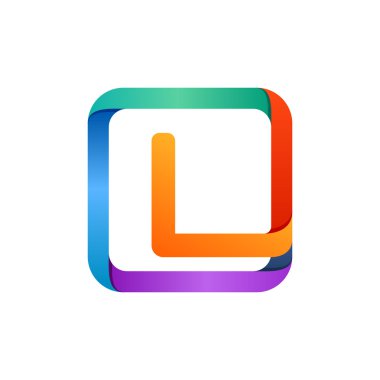 Karede L harfi logosu.