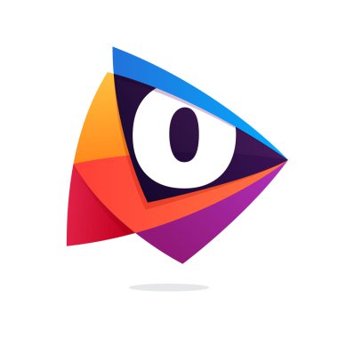 Üçgen Kavşağı simgesini O harfi logo.