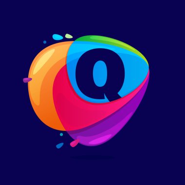 Üçgen Kavşağı simgesini logoda harf Q.