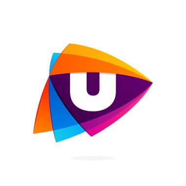 U harfi logo oyun düğme simgesine dönüşür. Üçgen Kavşağı simgesini.