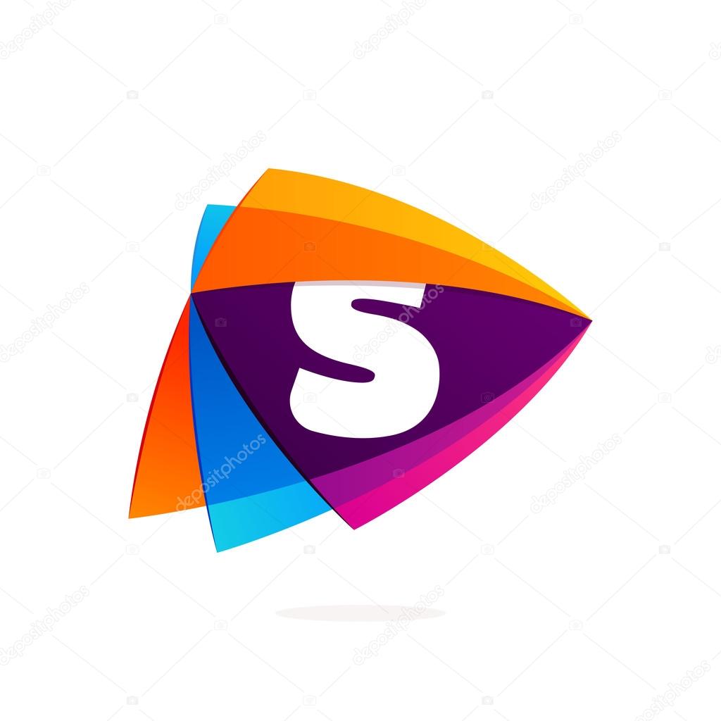 Colorful vector design for app icon, corporate identity, card, labels or posters.