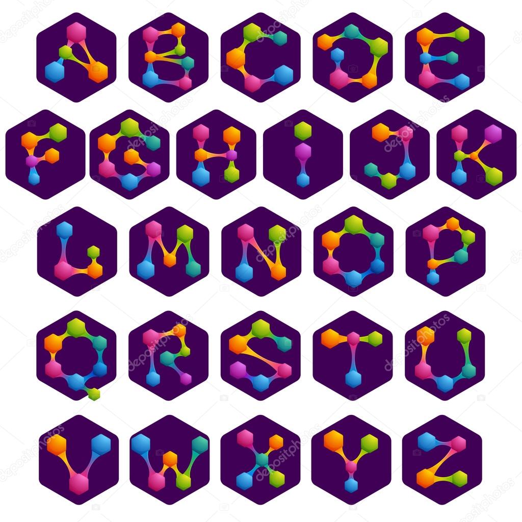 Bright color vector design for your science, biology, physics, chemistry company. Icon for banner, presentation, web page, app icon, card, labels or posters.