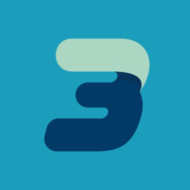 Hızlı hızlı spor üç numaralı logosu.