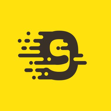 Dokuz numaralı logo için hızlı hızlı taksi hizmeti.