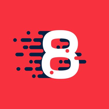 Hızlı hızlı satır sayısı sekiz logolu.