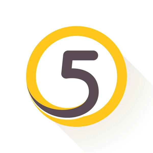 number 5 logo