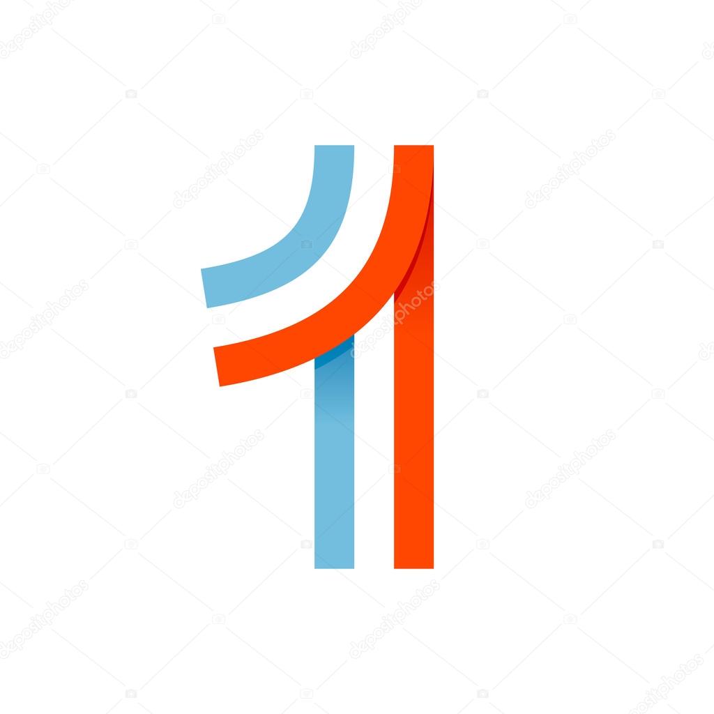 It can be used for a sports team identity. Also, it can be a red-white-blue colors ribbon flag.
