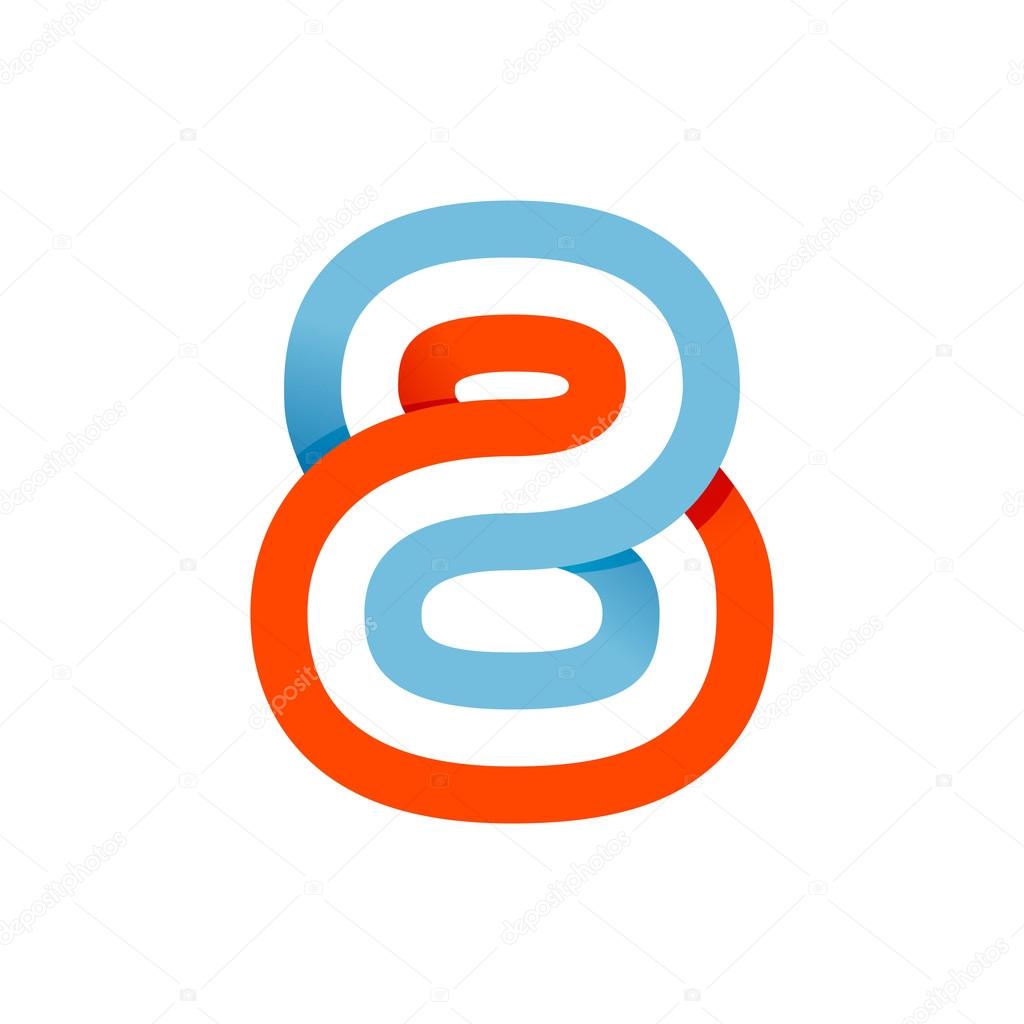 It can be used for a sports team identity. Also, it can be a red-white-blue colors ribbon flag.