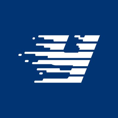 Hızlı hızlı hatları ile 4 numaralı logo.