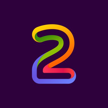 Renkli neon satırı ile oluşan ikinci logosu. 