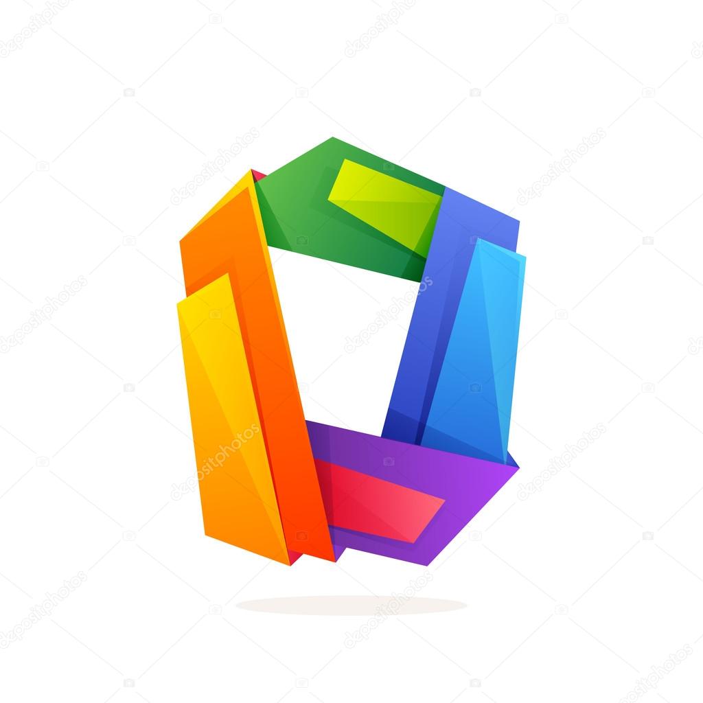 Multicolored vector design for presentation, web page, app icon, card, labels or posters.