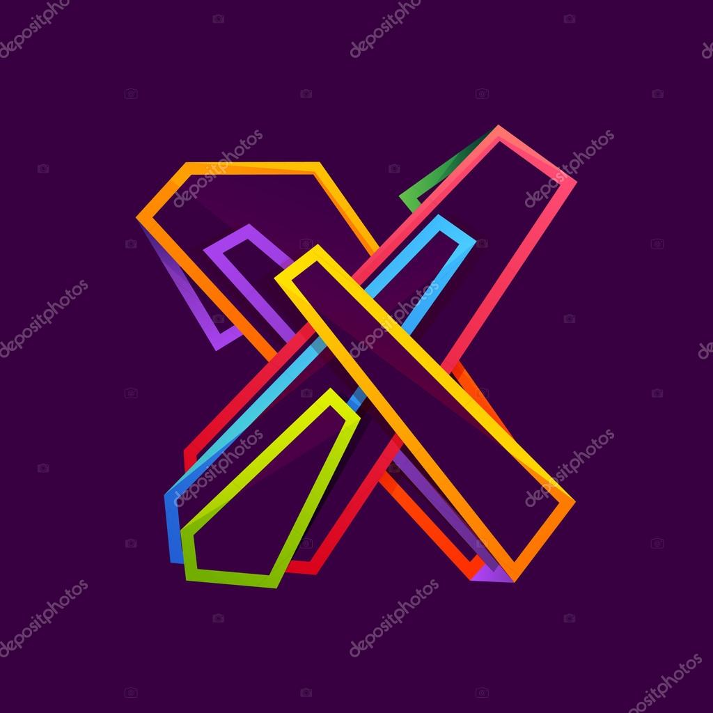 Multicolored vector design for presentation, web page, app icon, card, labels or posters.