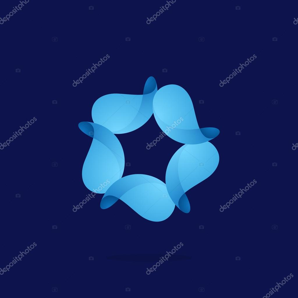 Vector ecology elements for banner, presentation, web page, card, labels or posters.