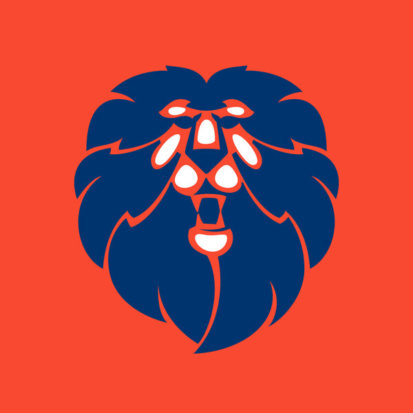 Логотип головы льва
.