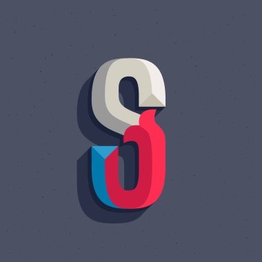 S harfi logosu eski atletik tarzda. Spor giyim kimliğinizde, beysbol ambleminizde, zafer posterlerinizde, retro üniversite tasarımınızda ve diğerlerinde kullanabilirsiniz.. 