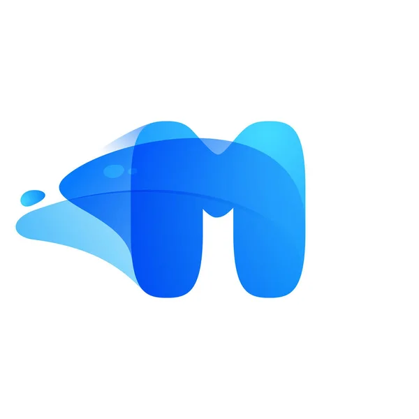 Letter Logo Gemaakt Van Helder Water Dauwdruppels Kunt Het Gebruiken — Stockvector