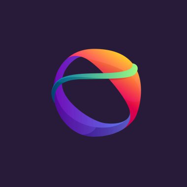 Renkli grafiklerle dolu sıfır numaralı logoyu işaretleyin. Etkileyici etiketler, kumarhane manşetleri, tiyatro posterleri, fütüristik kimlik vs. için vektör klasik yazı tipi.