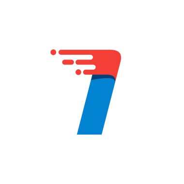 Hızlı hareket logosu. Spor kıyafetleri etiketleri, dağıtım afişleri, yarış kimliği, taksi kartları vs. için kırmızı çizgili mat yazı tipi.