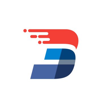 Üç numaralı hızlı hareket logosu. Spor kıyafetleri etiketleri, dağıtım afişleri, yarış kimliği, taksi kartları vs. için kırmızı çizgili mat yazı tipi.