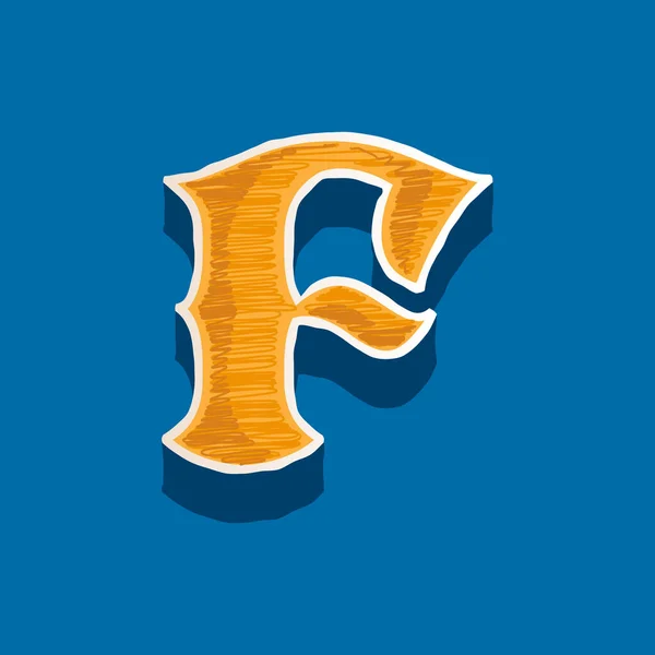 Письмо Вышитые Логотип Классическом Коллегиальном Спортивном Стиле Шрифт Retro Идеально — стоковый вектор