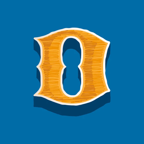 Буква Вышитые Логотип Классическом Коллегиальном Спортивном Стиле Шрифт Retro Идеально — стоковый вектор