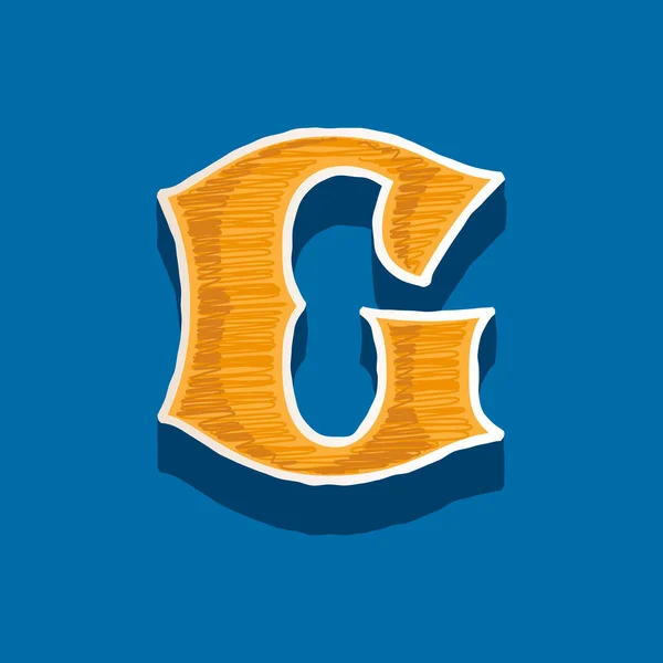 Буква Вышивала Логотип Классическом Студенческом Спортивном Стиле Шрифт Retro Идеально — стоковый вектор