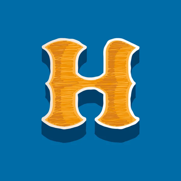 Письмо Вышитые Логотип Классическом Коллегиальном Спортивном Стиле Шрифт Retro Идеально — стоковый вектор
