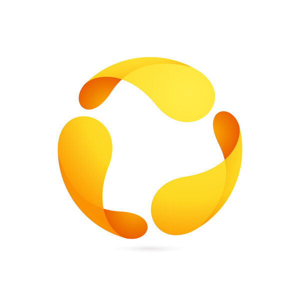 Логотип абстрактной сферы
