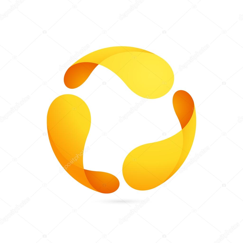 Abstract sphere logo