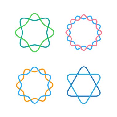 Abstract circle logos