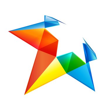 renkli yıldız logo simge