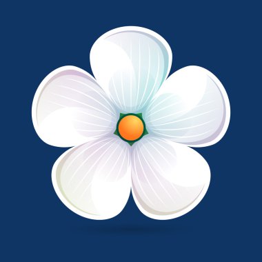 soyut çiçek simgesi