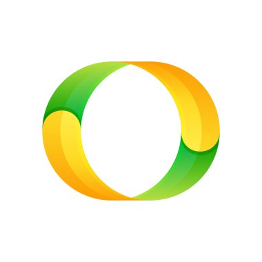 soyut küre eko yeşil logo