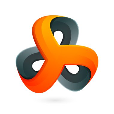 soyut logo vektörü.