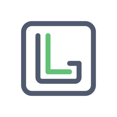 l harfi geçiş satırları logosu