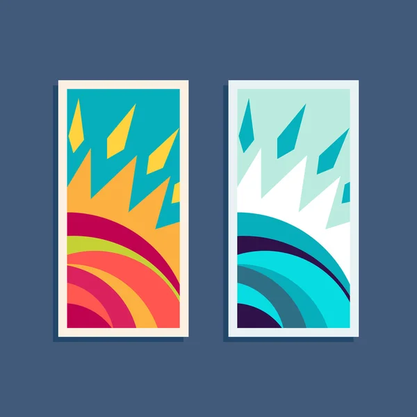 Design vector sun logo elements — 스톡 벡터