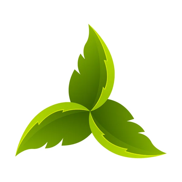 Leaf uppdatera logotypen — Stock vektor