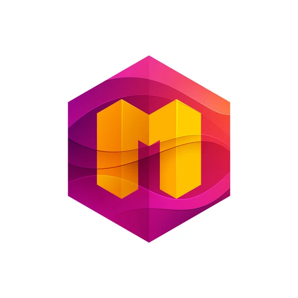 M brief volume-logo — Stockvector