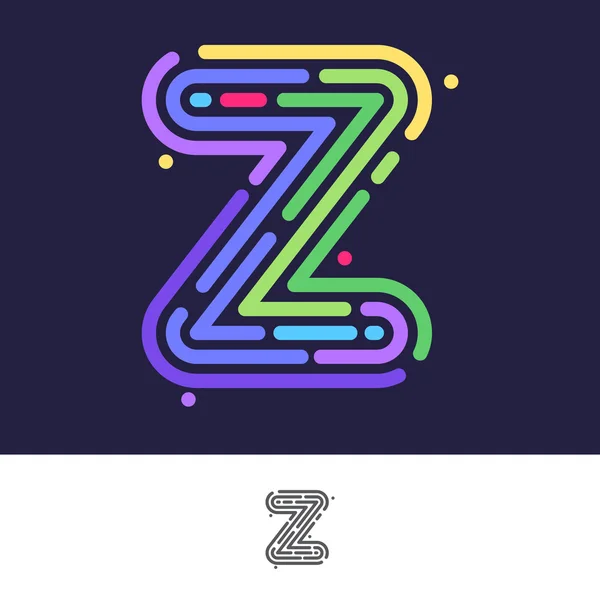 Z 文字ライン ロゴ — ストックベクタ