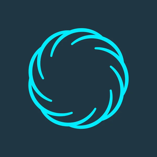 抽象的な円のロゴ — ストックベクタ