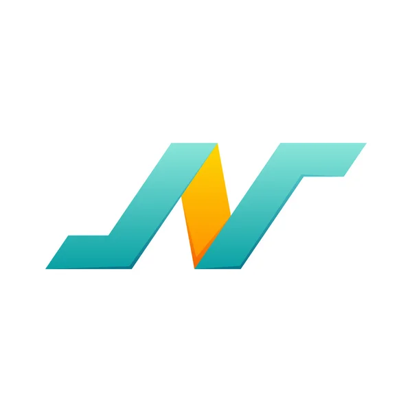 N letter vector logo icon — 图库矢量图片