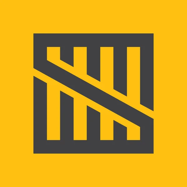 S letter line logo — Stock Vector