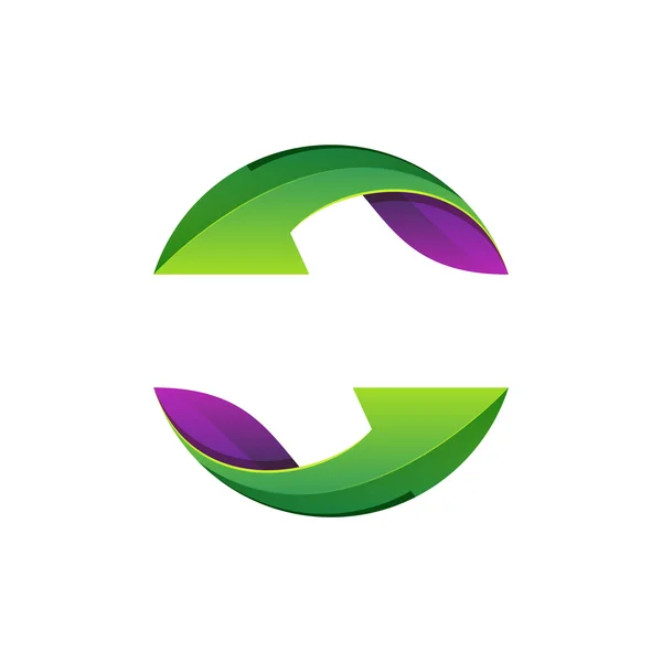 Recycle simbol dengan panah - Stok Vektor