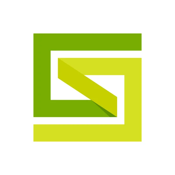 S letter line logo — Stock Vector