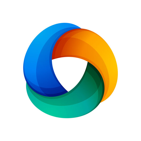 3 volume looped infinity logotype.