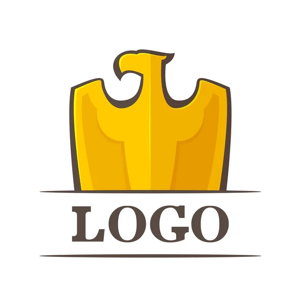 Icono del logo del águila — Vector de stock