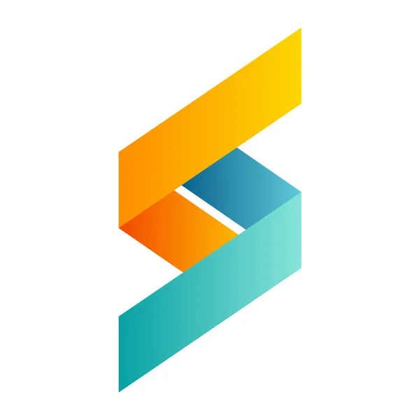 Logotipo letra S — Vector de stock