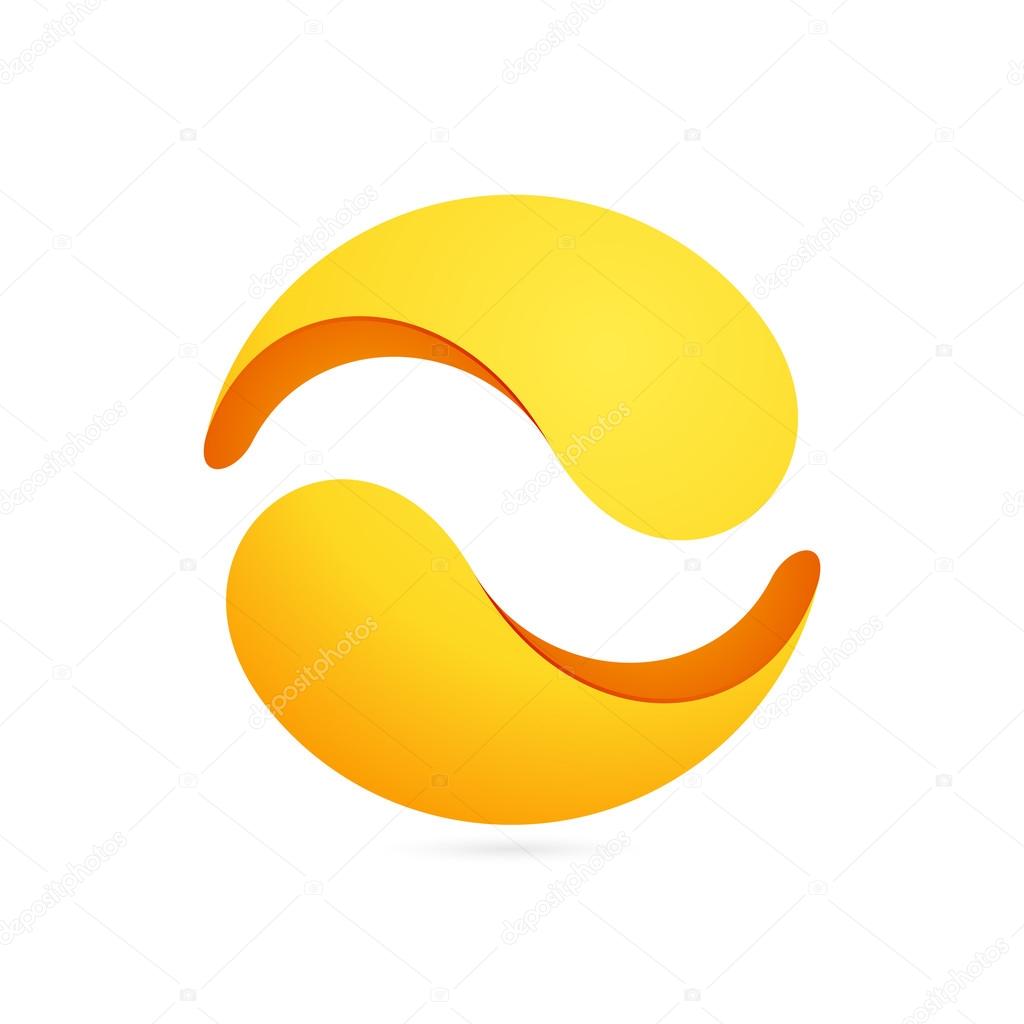 Recycle symbol or sign of arrow refresh, reload, rotation, packaging, loop sphere logo. Vector illustration design elements.