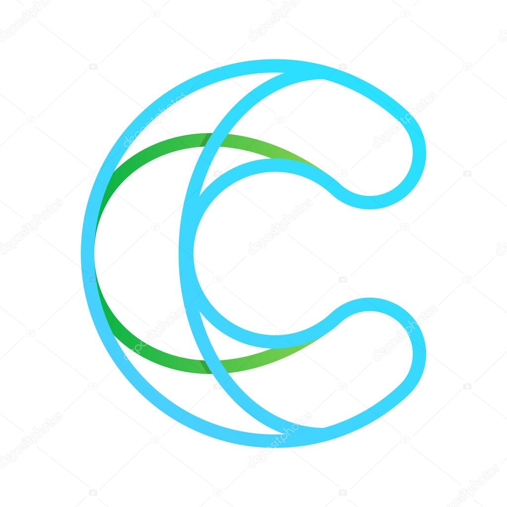 C letter line logo